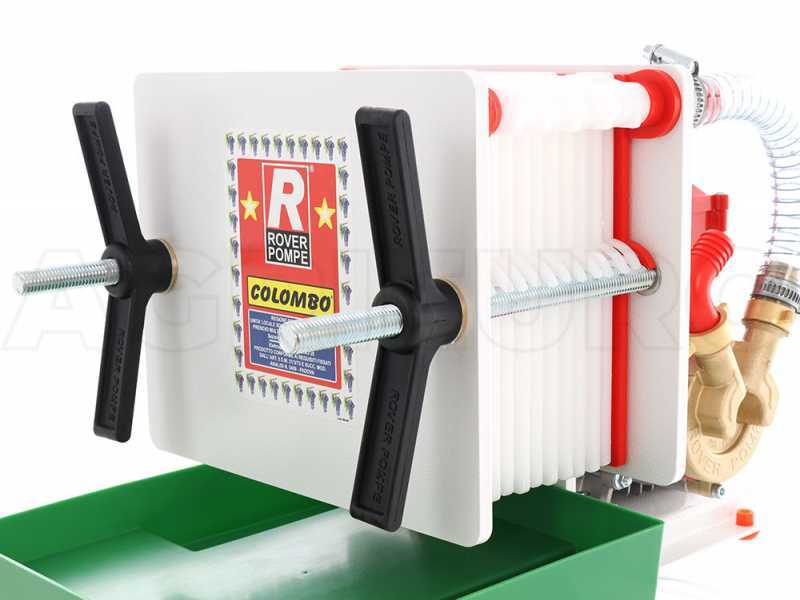 Rover Colombo 12 - Carton and plate filter with bronze pump