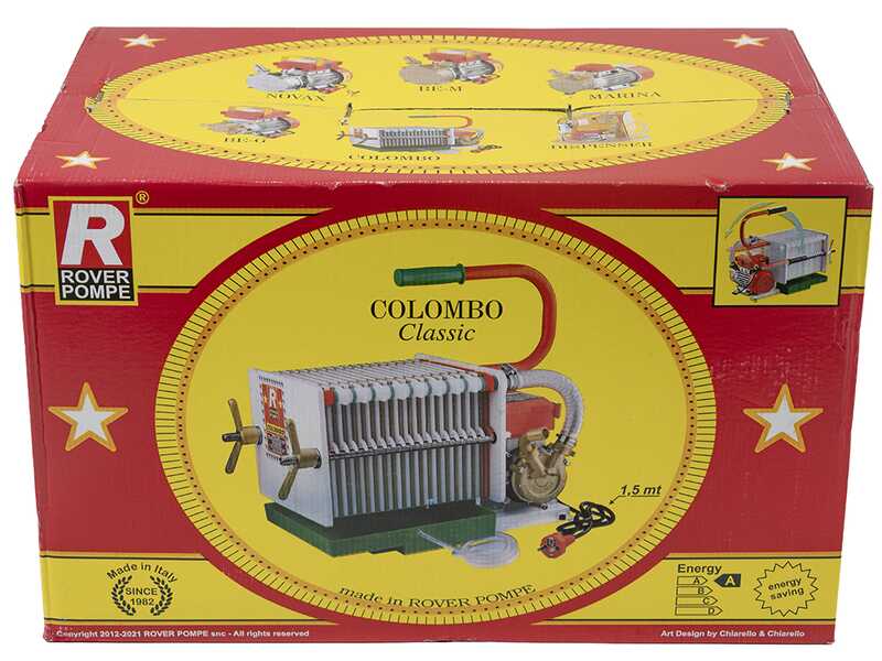 Rover Colombo 12 - Plate-and-Sheet Filter - Bronze Pump