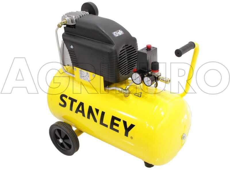 Stanley D210/8/50 - Wheeled Electric Air Compressor - 2 Hp Motor - 50 L