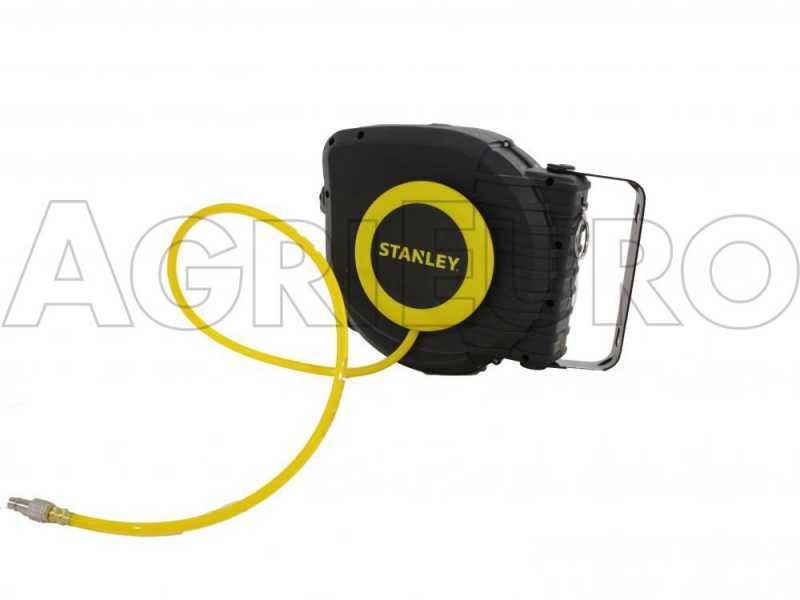 STANLEY reel and 9 m polyurethane air hose for air compressors