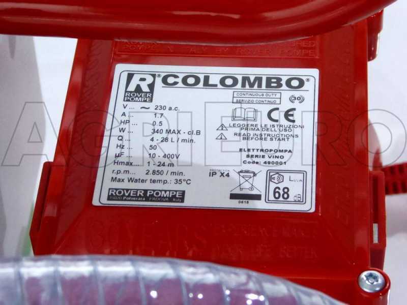 Rover Colombo 6 - Cartridge and plate filter - Bronze pump