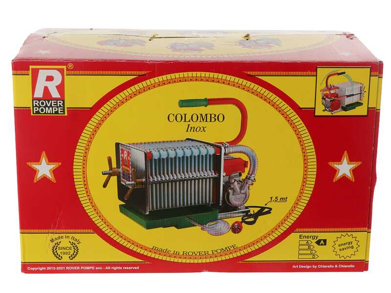 Rover Colombo 6 - Plate-and-Sheet Filter - Bronze Pump