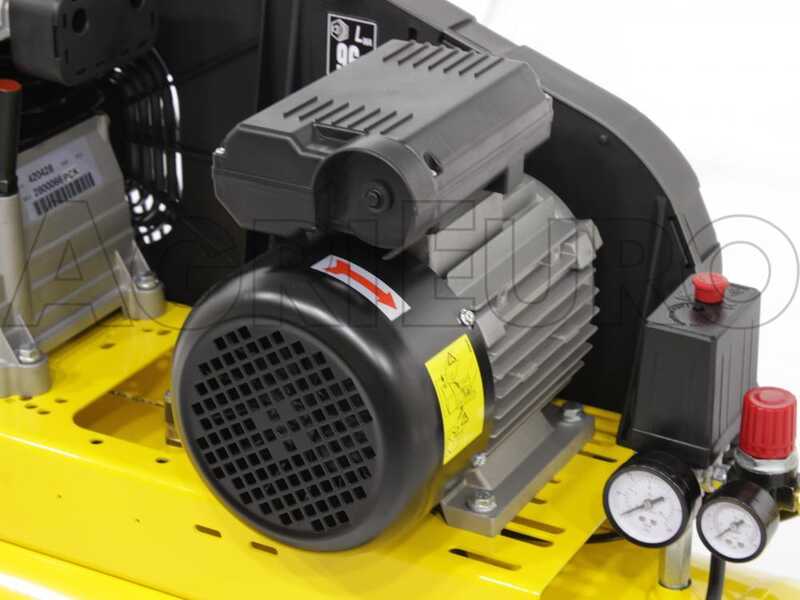 Stanley B 345/10/100 - Belt-driven Electric Air Compressor - 3 Hp Motor - 100 L