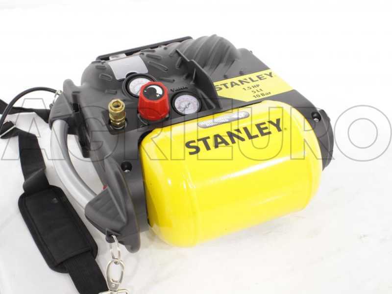 Mini-Compresseur électrique portatif Stanley DN 200/10/5 moteur 1.5 HP - 5 L
