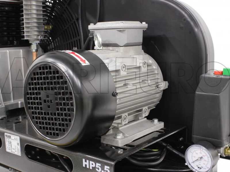 Nuair NB/5,5 T/200 - Belt-driven Three-phase Electric Air Compressor - 5.5 Hp Motor - 200 L