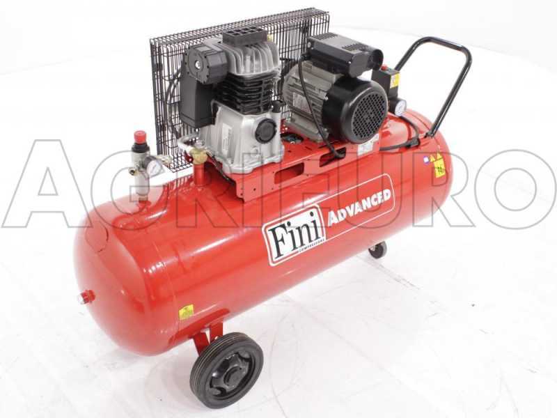 Fini Advanced MK 103-150-3M - Belt-driven Single-phase Electric Air Compressor - 3 Hp Motor - 150 L