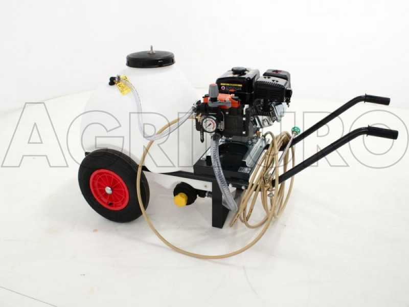 Comet MP 30 Sprayer Pump - Loncin G 200 F - 120 L Tank Trolley with Hook Kit