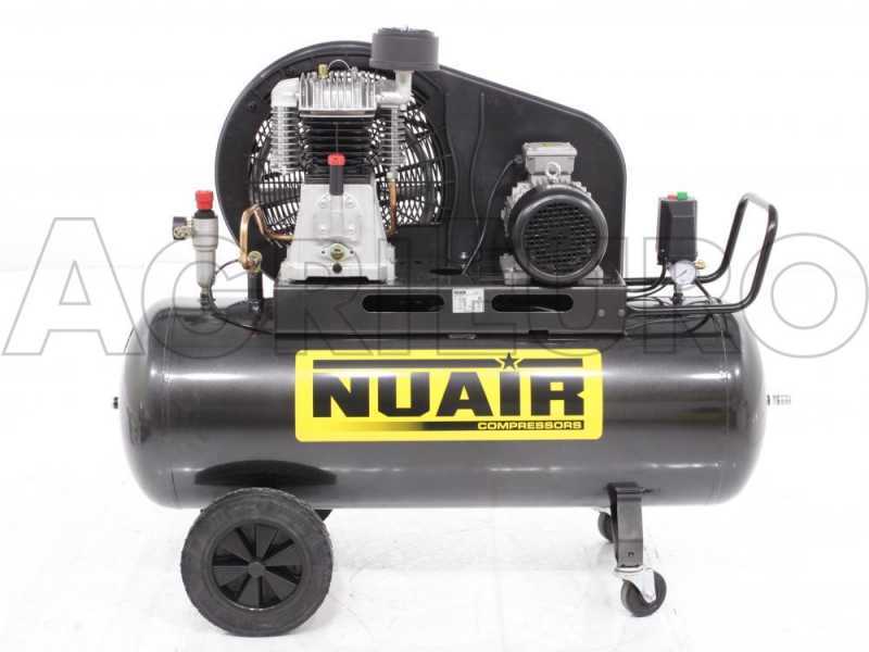 Nuair NB/5,5CT/270 - Belt-driven Three-phase Electric Air Compressor - 5.5 Hp Motor  -270 L
