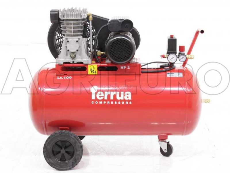 Ferrua FB28/100 CM2 - Belt-driven Electric Air Compressor - 2 Hp Motor - 100 L