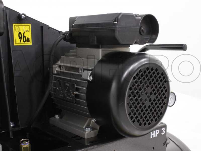 Nuair B2800B/100 CM3 - Belt-driven Electric Air Compressor - 3 Hp Motor - 100 L