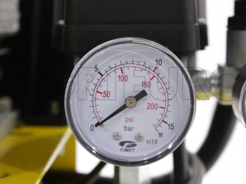 Stanley B 345/10/100 T - Belt-driven Electric Air Compressor - 3 Hp Motor - 100 L