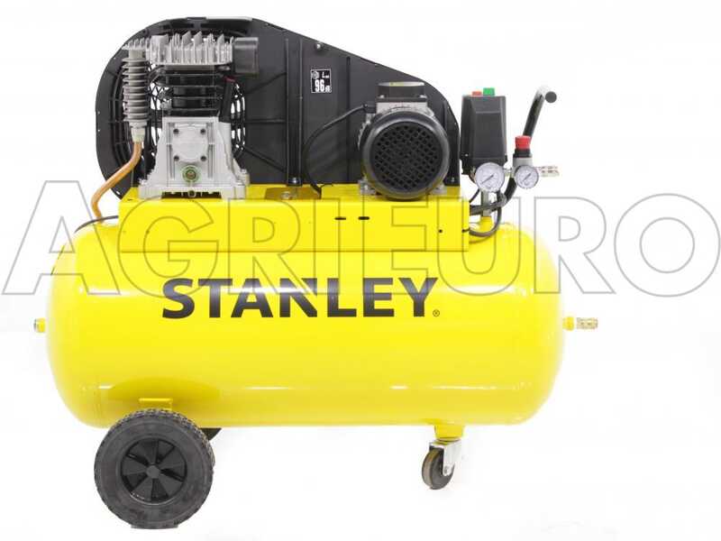 Stanley B 345/10/100 T - Belt-driven Electric Air Compressor - 3 Hp Motor - 100 L