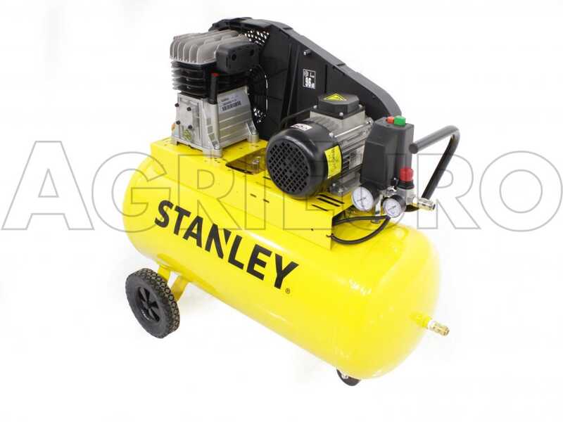 Stanley B 345/10/100 T - Belt-driven Electric Air Compressor - 3 Hp Motor - 100 L