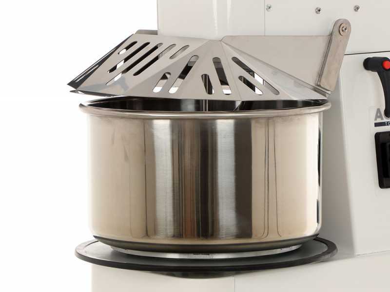 AgriEuro Top-Line Mixer 3000 T-2G Deluxe - 3-phase spiral mixer - 2 speeds - 25 Kg - 32L