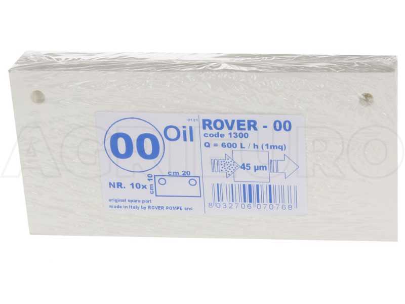 Type 00 - Rover filter cartridges for Pulcino filter pumps - For oil - 20x10 cm - 10 pieces