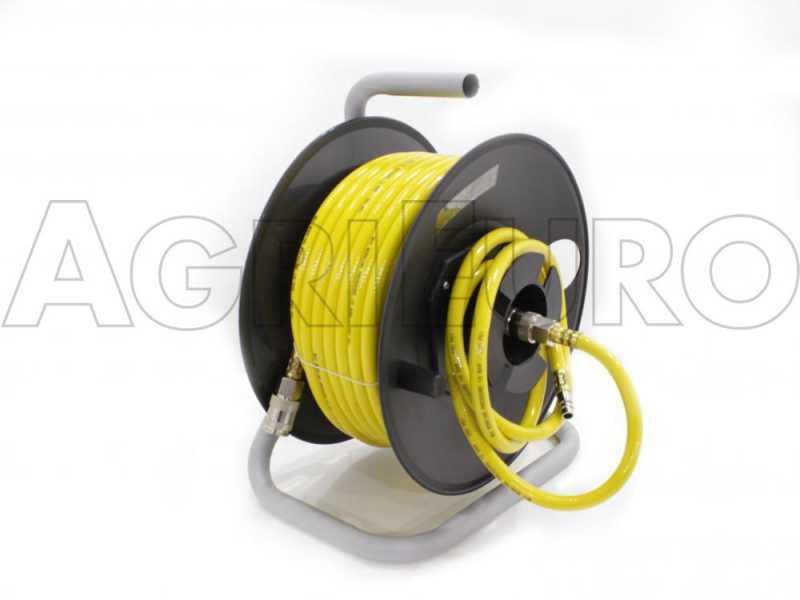 STANLEY hose reel and 20 m PVC compressed air hose