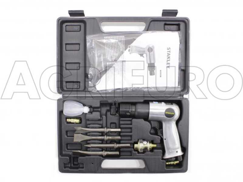 Stanley air hammer with chisel kit - 10 piece chisel set for air compressors