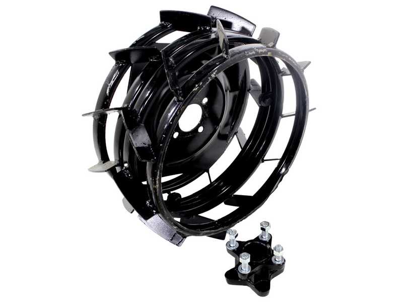 Pair of Double Iron Wheels 510x100+100