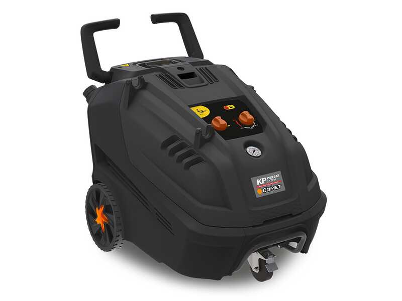 Comet KP PRO EXTRA 5.12 12/200 T Three-phase Hot Water Pressure Washer - Brass Pump