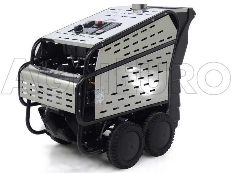 ITM - HOT STEEL 150/15 Professional Hot Water Pressure Washer - Three-phase - 150 bar - 900 l/h - INOX