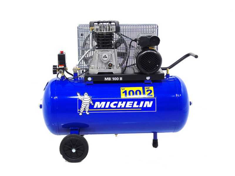 Michelin MB 100 B Belt driven Electric Air Compressor 2 Hp Motor 100L