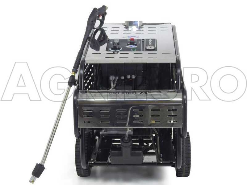 ITM - HOT STEEL 200/15 Professional Hot Water Pressure Washer - Three-phase - 200 bar - 900 l/h INOX