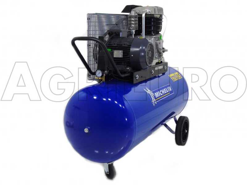Michelin MCX 300 858 - Belt-driven Electric Air Compressor - 7.5 Hp Motor - 270 L