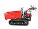 GINKO TR 660 Extensible Tracked Power Barrow with Hydraulic Tipping, Honda GX200 Engine