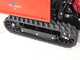 GINKO TR 660 Extensible Tracked Power Barrow with Hydraulic Tipping, Honda GX200 Engine