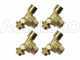4 pcs kit: anti-drip valves for jets and sprayers - 3/8 MG - 3/8 GF joint