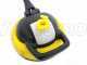 Large surface patio brush cleaner and detergent tank