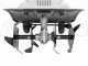 GeoTech EC 1000-4 - Electric Garden Tiller - 1000 W - 4 Rotary Hoes Rows 