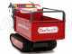 GeoTech GeoPorter 530E BS Hydro Motor Wheelbarrow - 10 HP - Hydraulic dumper skip - 500 Kg loading capacity