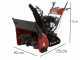 GeoTech-Pro STP1587 TERBS - Petrol Snowplough - Tracked - B&amp;S 2100