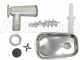 Reber 9500NSP INOX meat grinder - meat mincer - N.22 - 600W heavy-duty induction electric motor