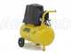 ABAC Pole Position B15 - Wheeled Electric Air Compressor - 1.5 Hp Motor - 24 L Oilless