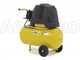 ABAC Pole Position B15 - Wheeled Electric Air Compressor - 1.5 Hp Motor - 24 L Oilless