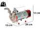 Rover Marina Mini NovaX 20 - Electric transfer pump in anti-oxidant alloy - 12V - With Power Command