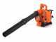 Ama AG4-BLV 3-in-1 Leaf Blower - Garden Vacuum - Shredder - with 24.5 cc 4-stroke Engine