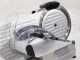 DCG AS2495 Red - Meat Slicer with 250mm stainless steel blade - Die-cast aluminium body - 300W