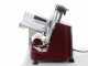DCG AS2495 Red - Meat Slicer with 250mm stainless steel blade - Die-cast aluminium body - 300W