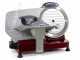 DCG AS2495 Red - Meat Slicer with 250mm stainless steel blade - Die-cast aluminium body - 300W