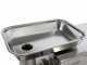 Reber 10024 N INOX meat grinder - meat mincer - N.22 small - 1500W induction electric motor