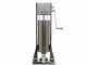 Reber 8973 V INOX - 10 Kg Vertical Sausage Stuffer - 2 Speeds with Case