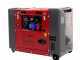 GeoTech Pro DGP8500SE-3 - 6 kW Wheeled Silenced Diesel Power Generator with AVR - DC 5.5 kW Full-Power