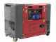 GeoTech Pro DGP8500SE-3 - 6 kW Wheeled Silenced Diesel Power Generator with AVR - DC 5.5 kW Full-Power