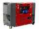 GeoTech Pro DGP8500SE-3 - 6 kW Wheeled Silenced Diesel Power Generator with AVR - DC 5.5 kW Full-Power