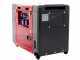 GeoTech Pro DGP8500SE-3 - 6 kW Wheeled Silenced Diesel Power Generator with AVR - DC 5.5 kW Full-Power