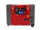 GeoTech Pro DGP8500SE-3 - 6 kW Wheeled Silenced Diesel Power Generator with AVR - DC 5.5 kW Full-Power