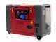 GeoTech Pro DGP8500SE-3 - 6 kW Wheeled Silenced Diesel Power Generator with AVR - DC 5.5 kW Full-Power + Three-phase ATS